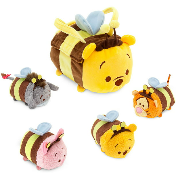 3.5" New Honey Bee Winnie the Pooh Tigger Tsum Tsum Stuffed plush Soft Toy Doll